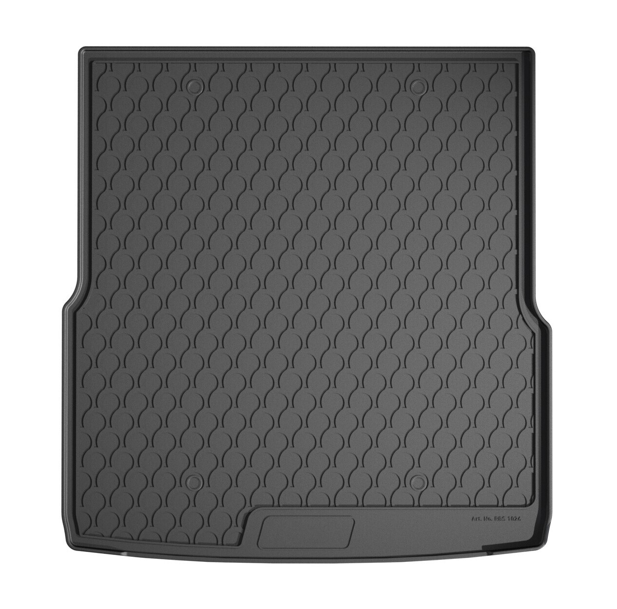 Vasca baule su misura in gomma sintetica - compatibile per Volkswagen Passat Variant (12/23>) baule alto