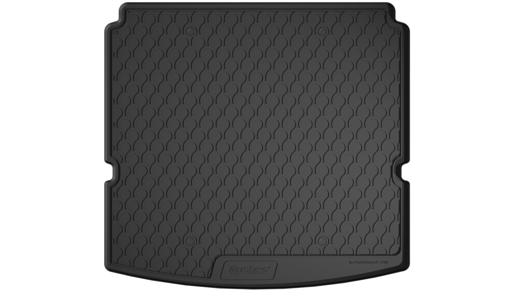 Vasca baule su misura in gomma sintetica - compatibile per Ford Galaxy (10/15>02/22) 7 posti