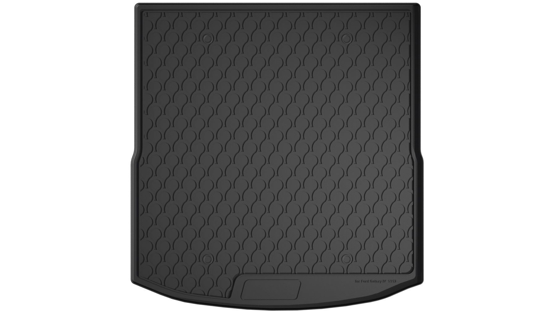 Vasca baule su misura in gomma sintetica - compatibile per Ford Galaxy (10/15>10/19) 5 posti