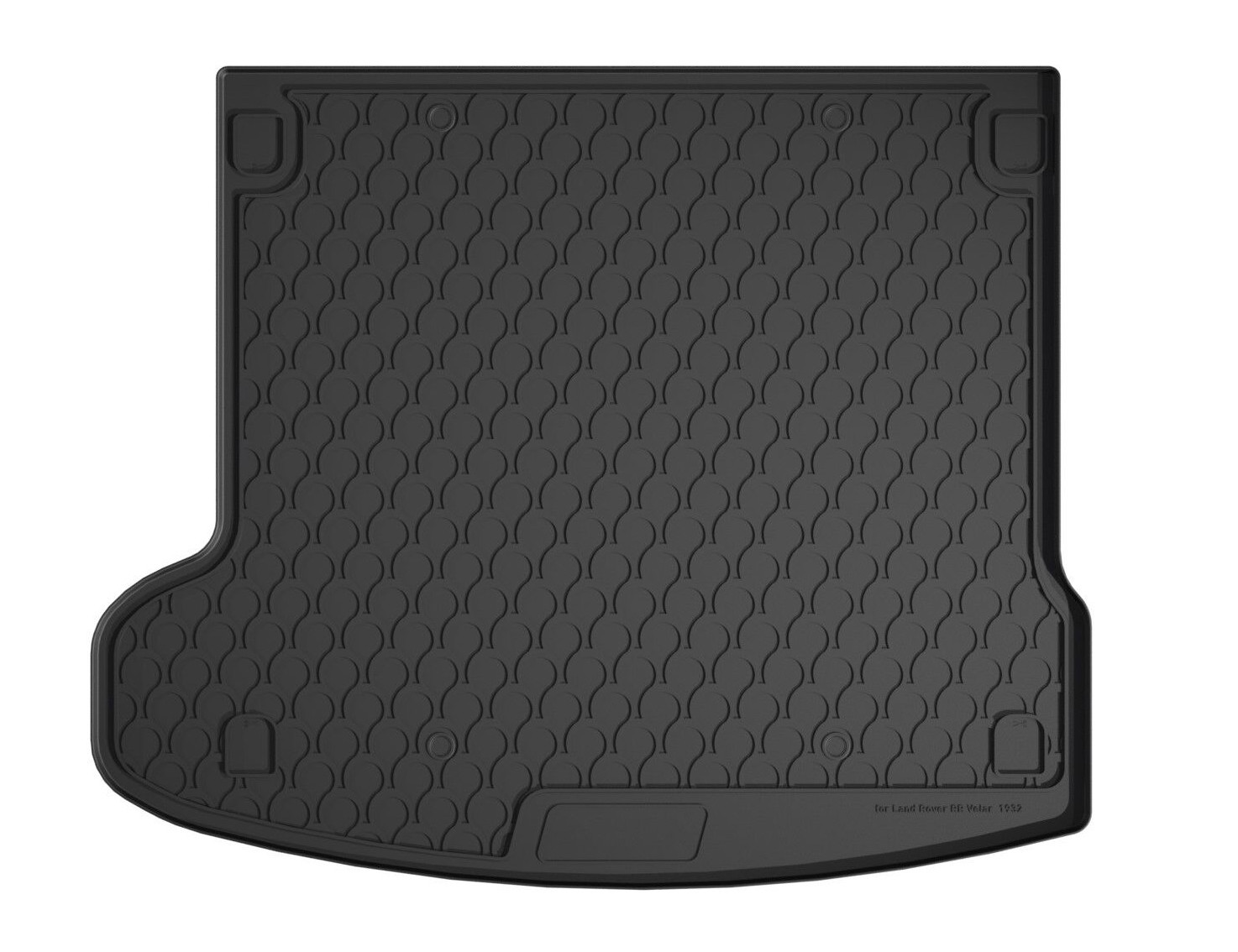Vasca baule su misura in gomma sintetica - compatibile per Land Rover Range Rover Velar (06/17>) con ruotino
