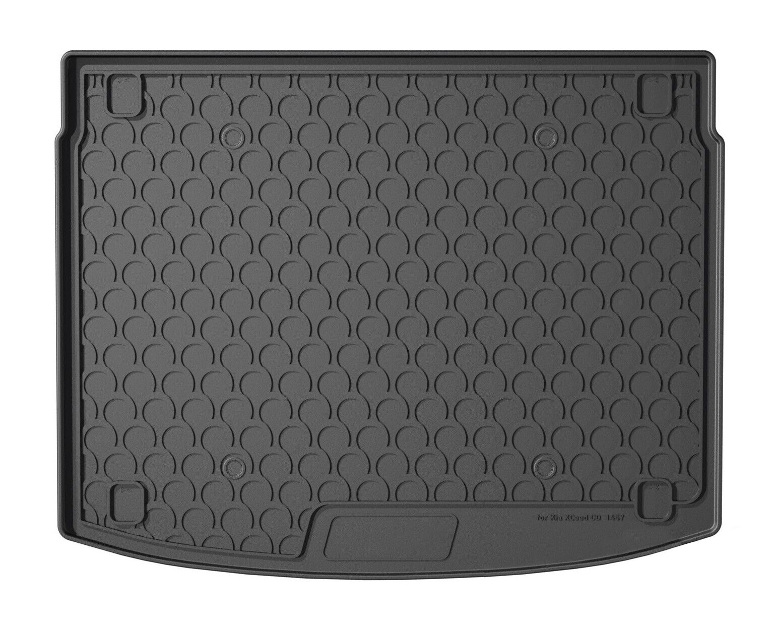 Vasca baule su misura in gomma sintetica - compatibile per Kia XCeed (11/19>) baule alto