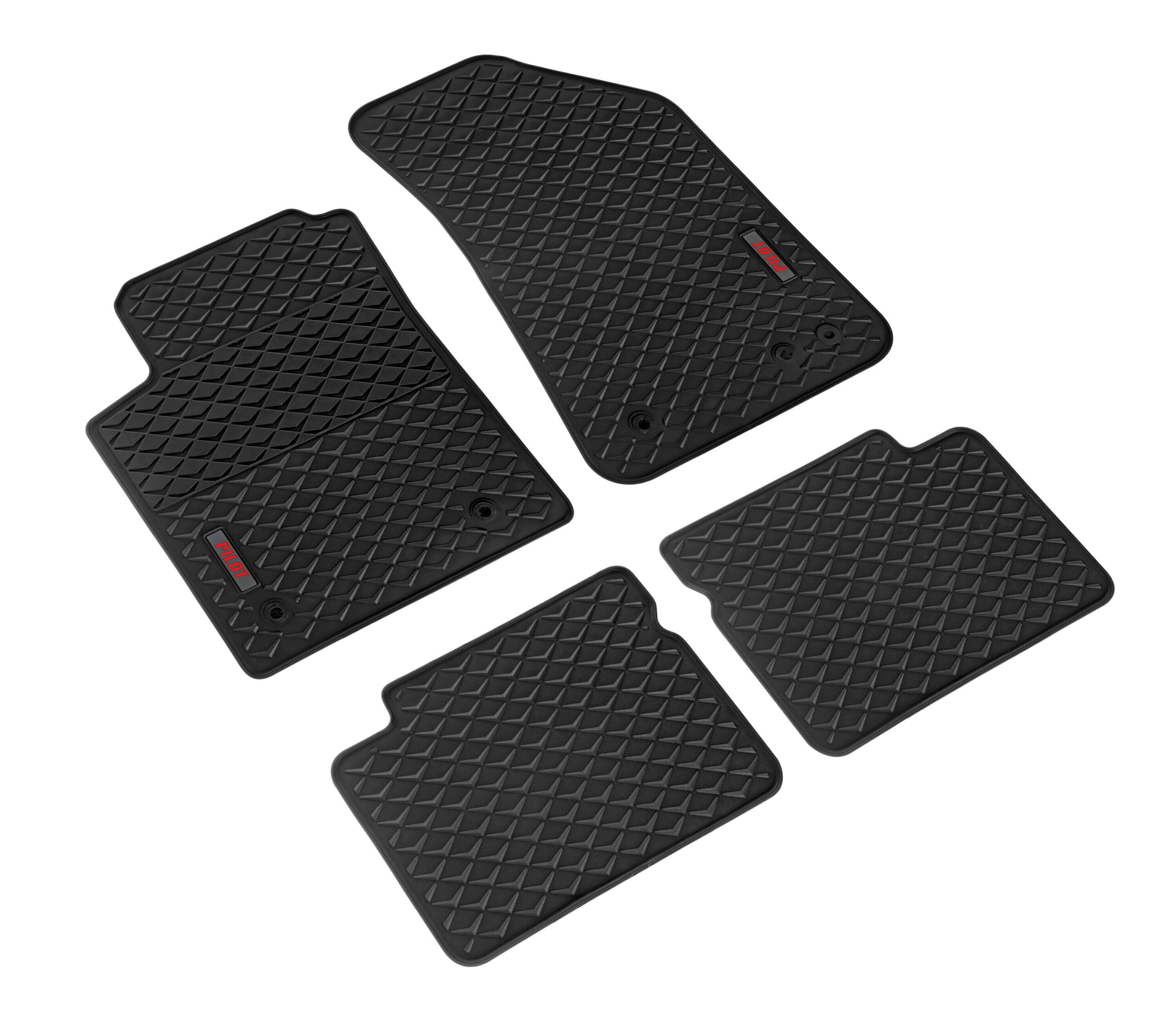 Pilot, set tappeti su misura in eco gomma - compatibile per Fiat Bravo (02/07>11/15) - Lancia Delta (06/08>06/15)