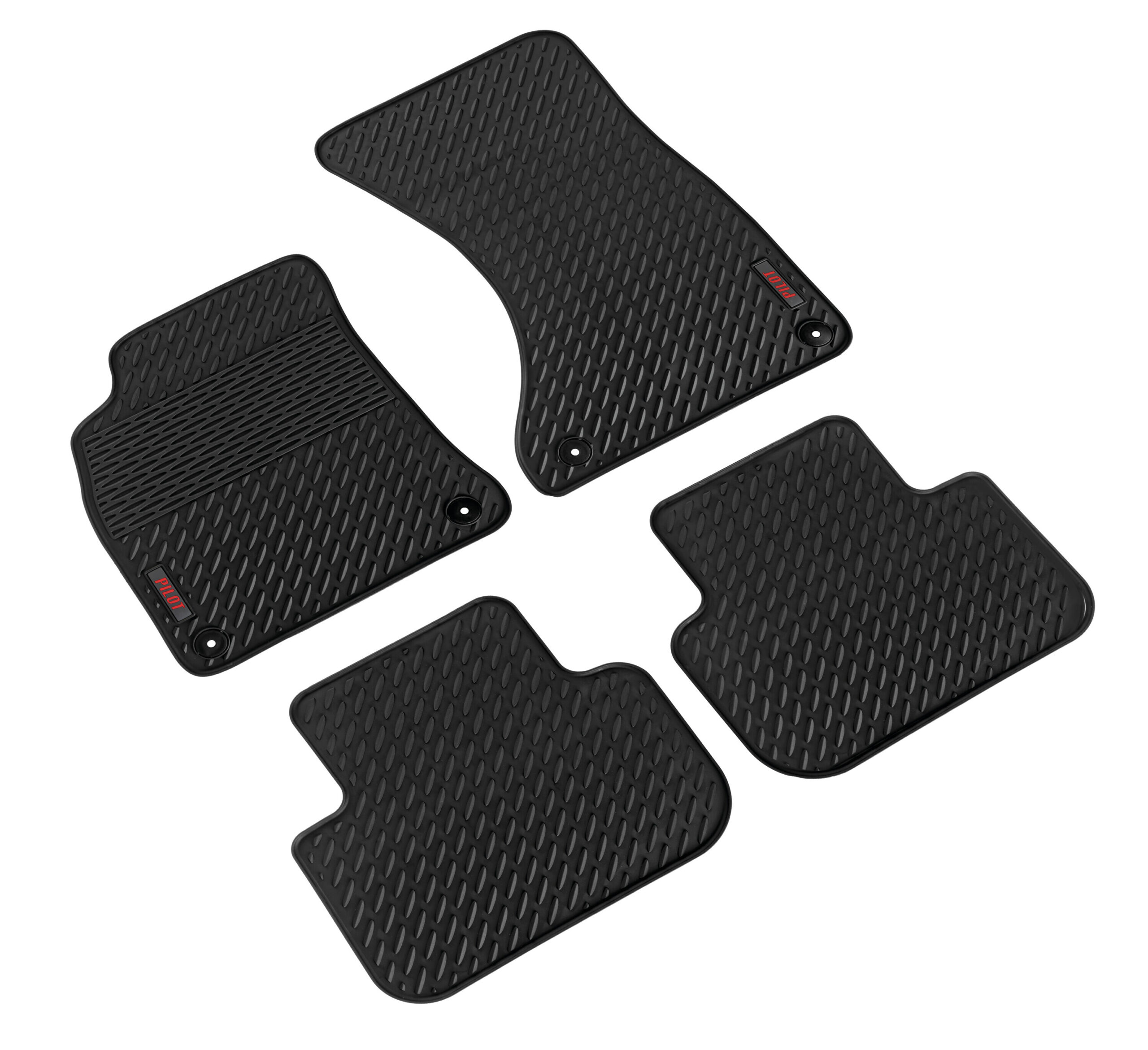 Pilot, set tappeti su misura in eco gomma - compatibile per Audi A4 4p (11/07>10/15) - Audi A4 Allroad (04/09>05/16) - Audi A4 Avant (05/08>10/15) - Audi A5 Sportback (09/09>07/15)