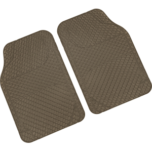Drena 2, coppia tappeti anteriori universali - Beige