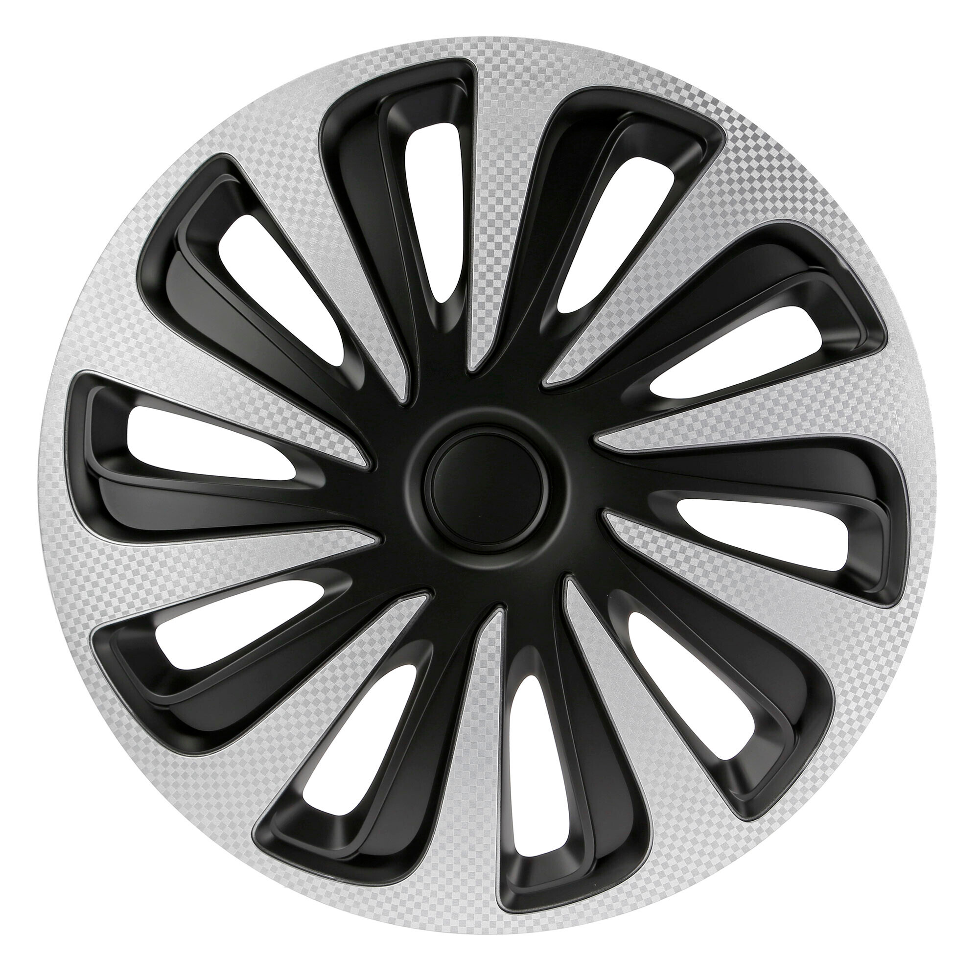 Kojin Carbon Silver-Black, copricerchio - Ø 14”