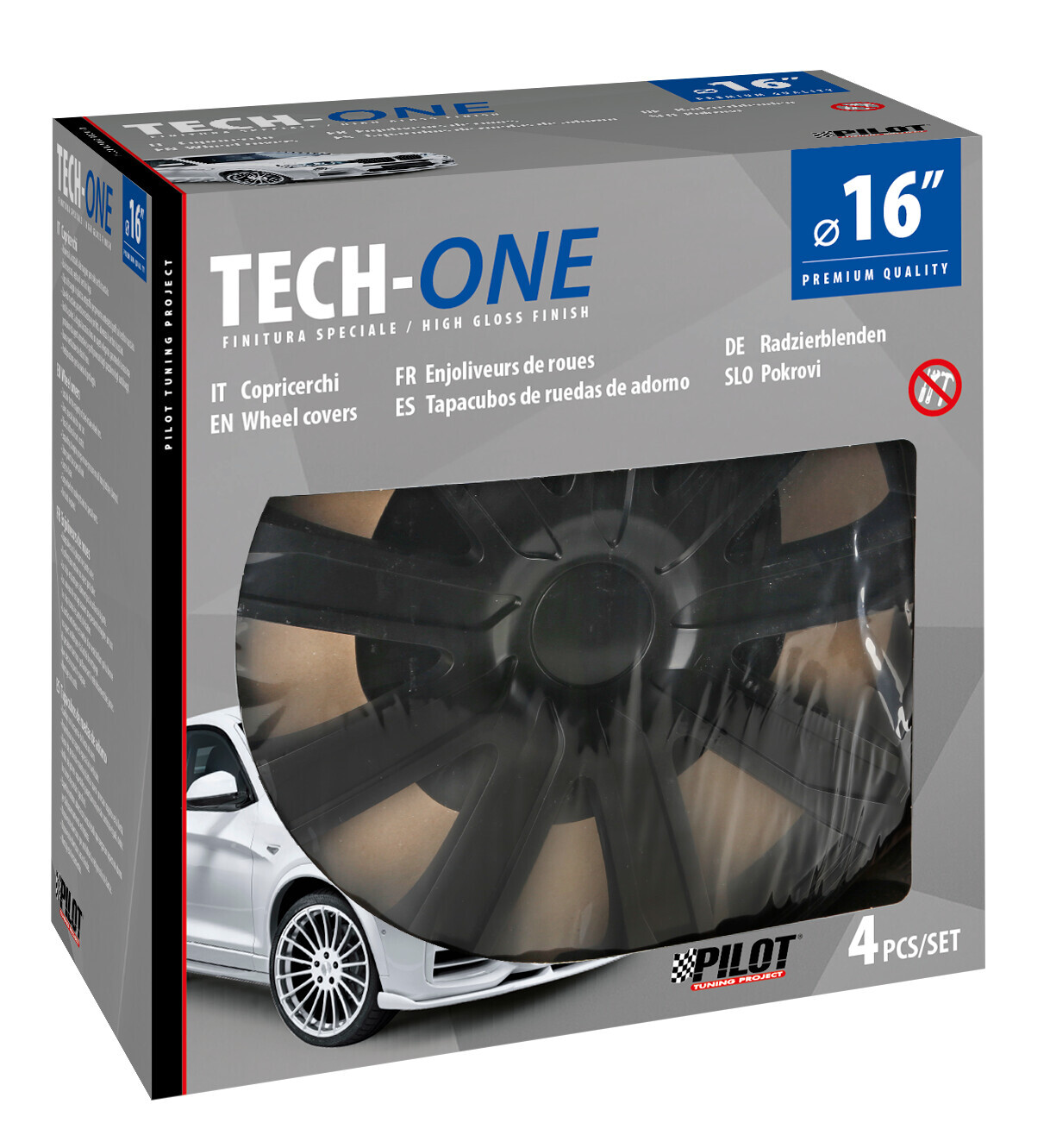 Raze Black - Set 4 copricerchi - Ø 16" - immagine 3