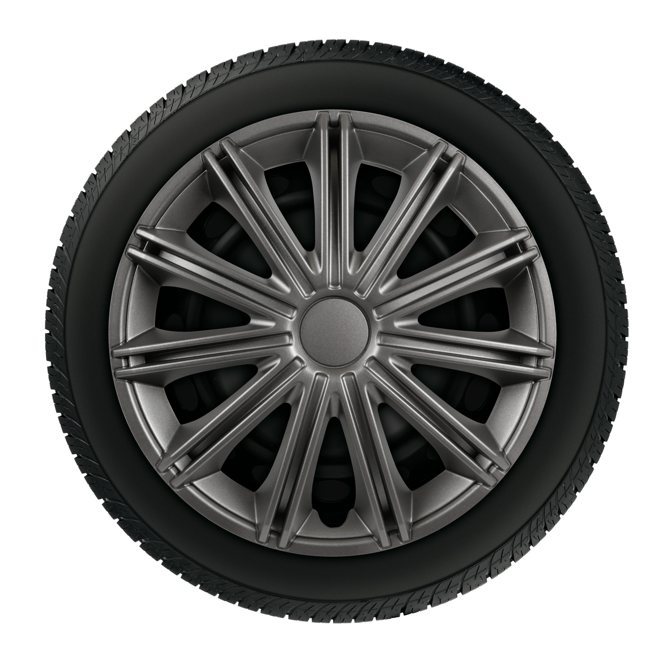 Nero Dark - Set 4 copricerchi - Ø 13" - immagine 2