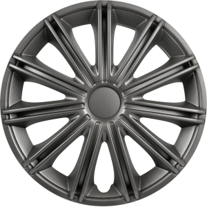 Nero Dark - Set 4 copricerchi - Ø 13"
