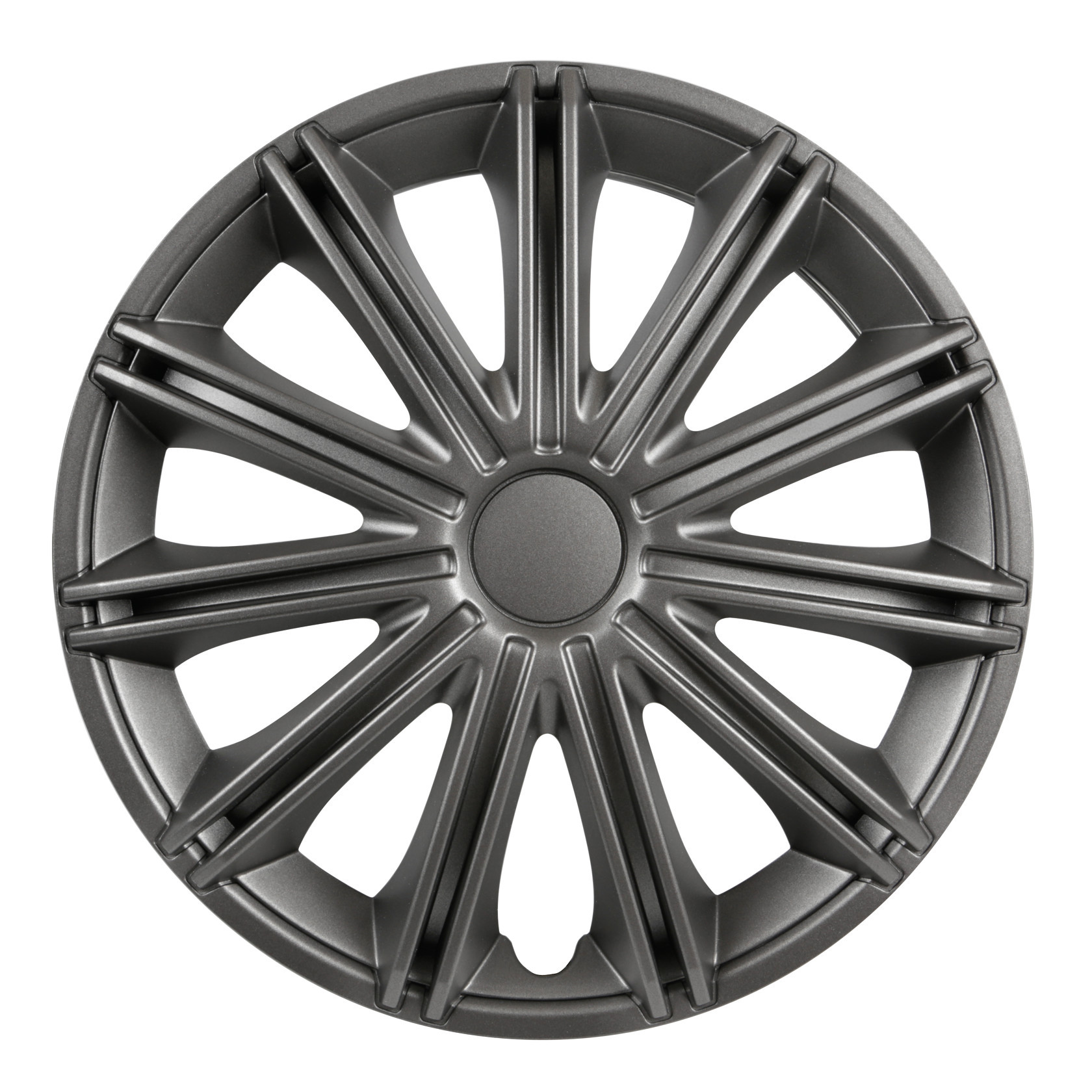 Nero Dark - Set 4 copricerchi - Ø 13"