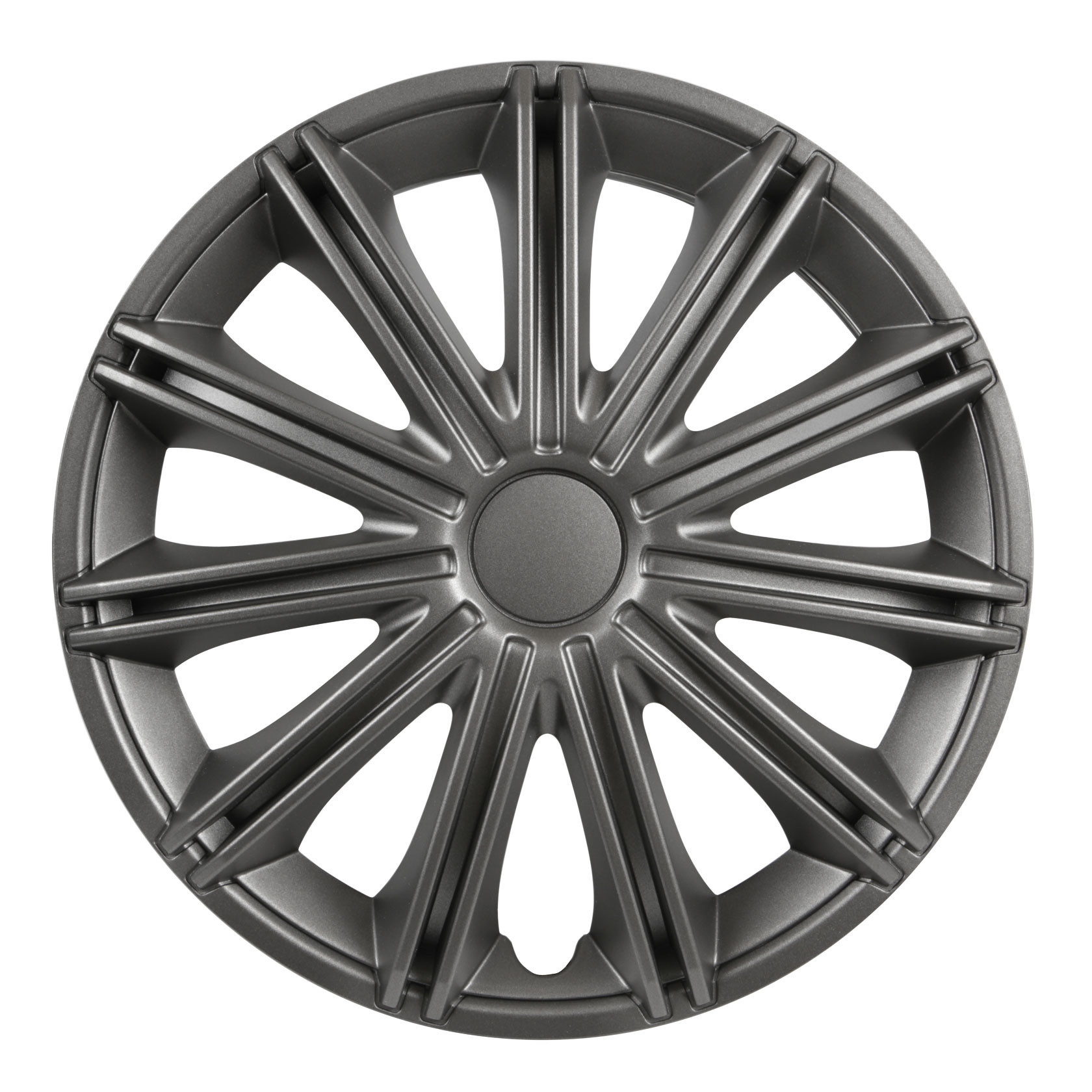 Nero Dark - Set 4 copricerchi - Ø 14"