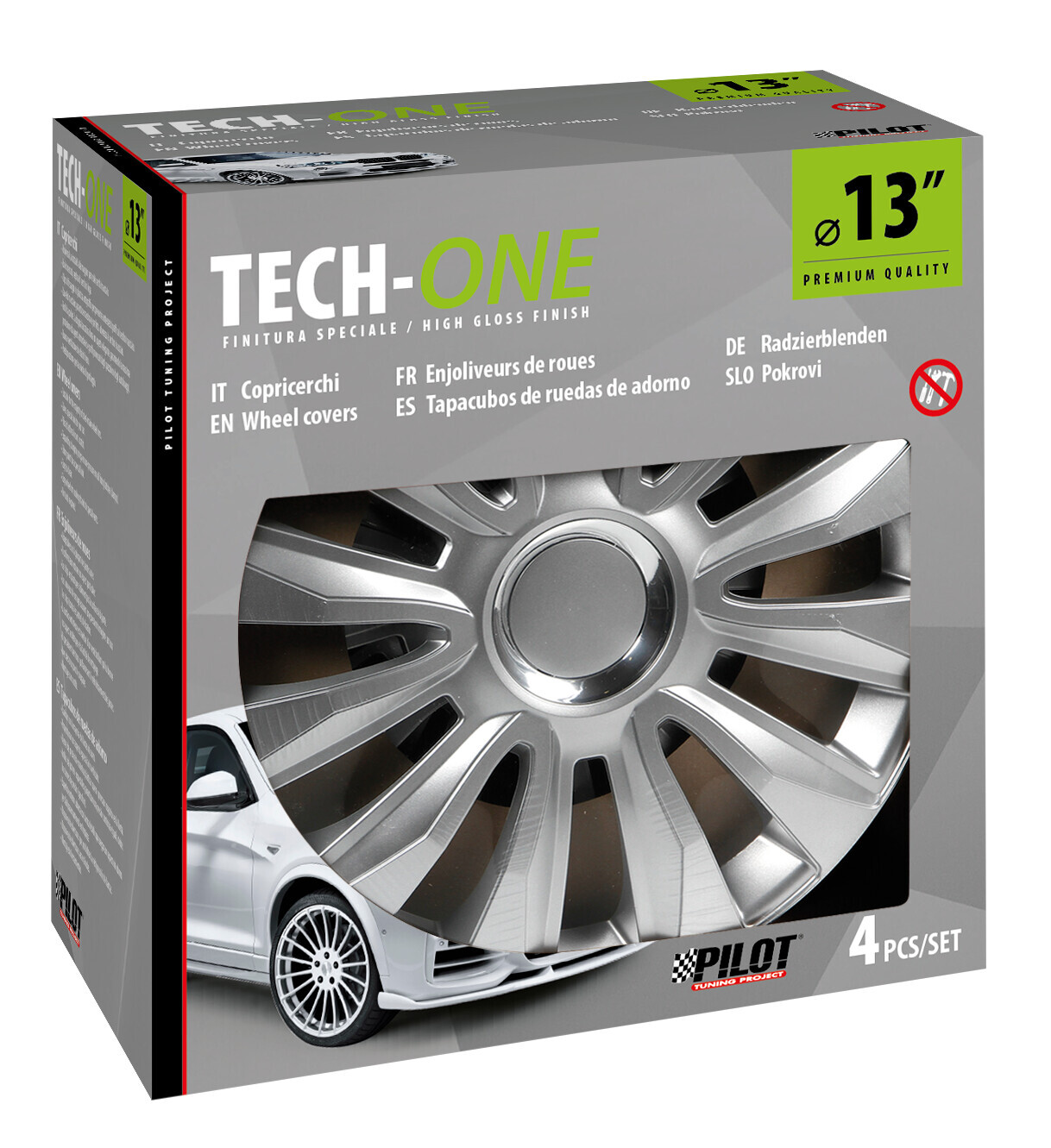 Avalone Pro - Set 4 copricerchi - Ø 13" - immagine 3