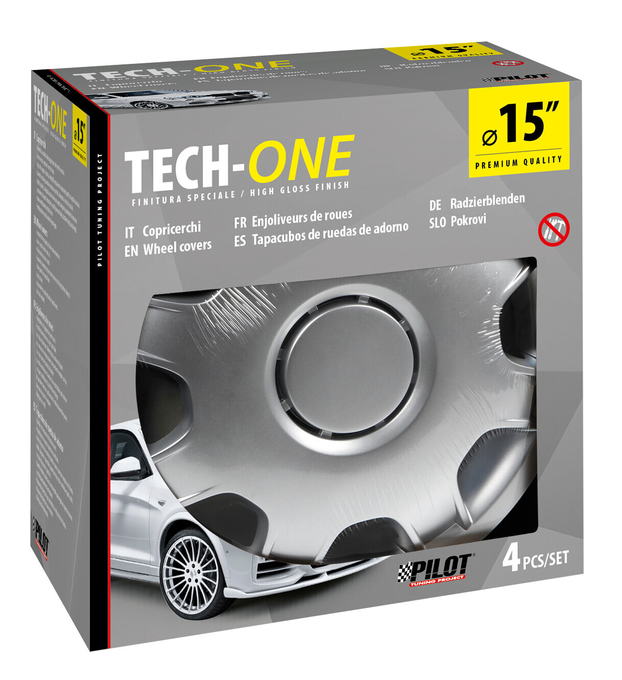 Speed Van - Set 4 copricerchi per furgoni / camper - Ø 15" - immagine 3