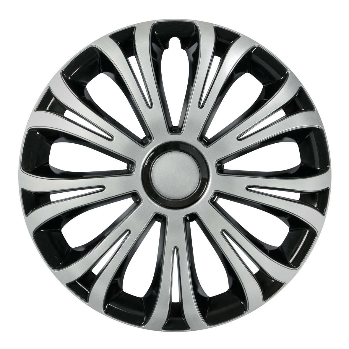 Avera Silver & Black - Set 4 copricerchi - Ø 14"