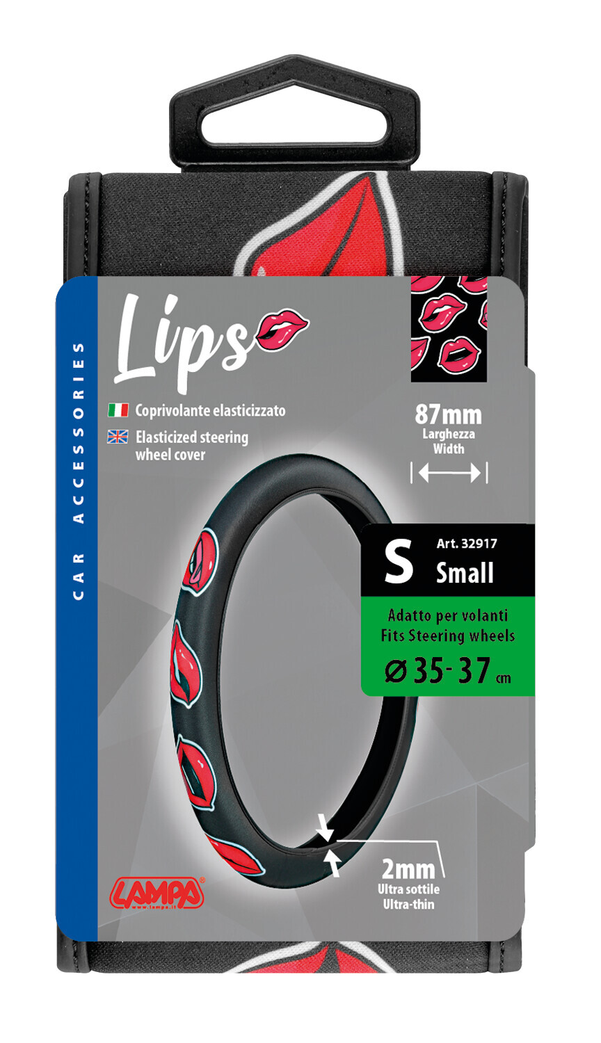 Skin-Cover, coprivolante elasticizzato in poliestere - Labbra - S - Ø 35/37 cm - immagine 4