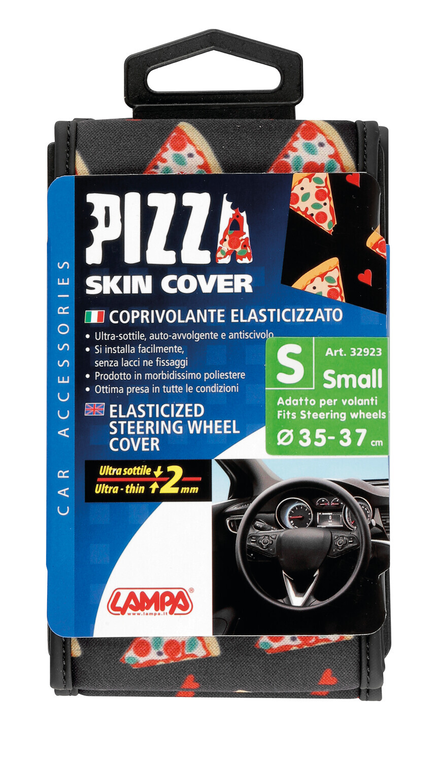 Skin-Cover, coprivolante elasticizzato in poliestere - Pizza - S - Ø 35/37 cm - immagine 3