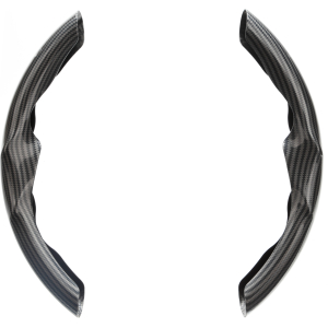 Grips, coprivolante sportivo in PVC, universale - Carbon-Look