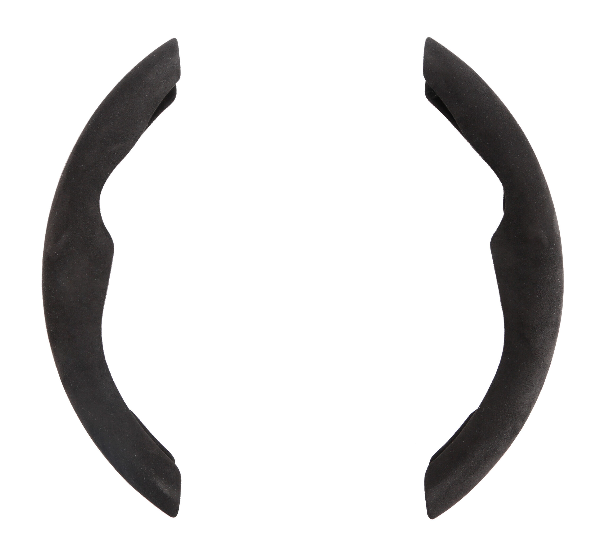 Grips, coprivolante sportivo in microfibra, universale - Nero