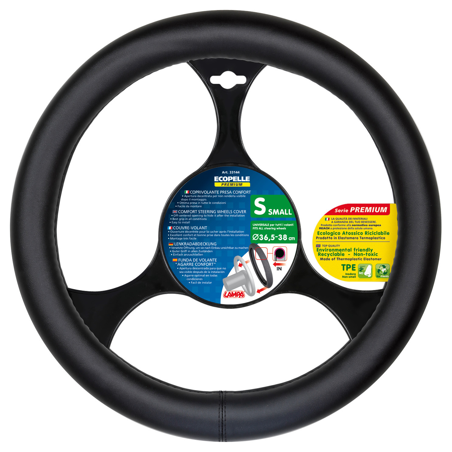 Eco, coprivolante in Skeentex - S - Ø 36,5/38 cm