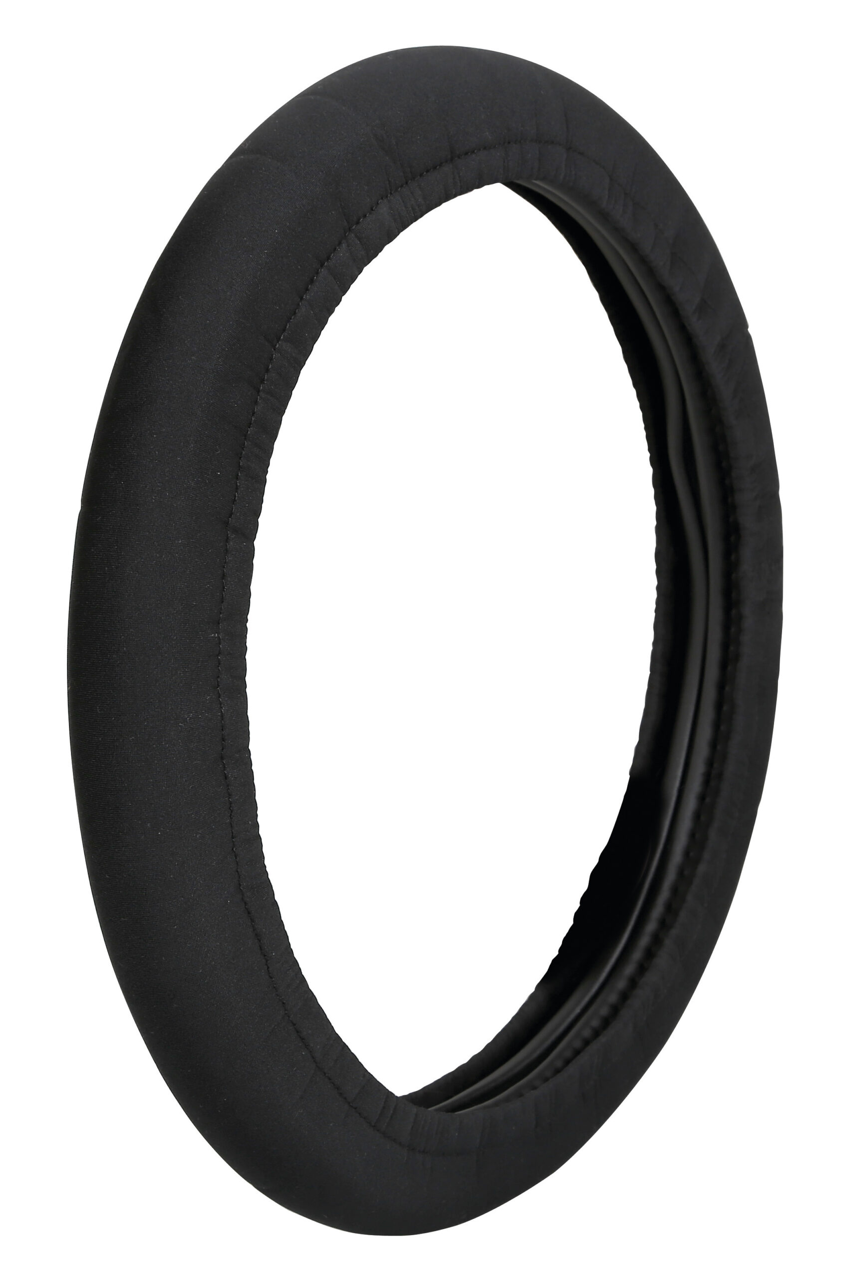 Protector 2 in 1, coprivolante elasticizzato in poliestere - Nero - immagine 2