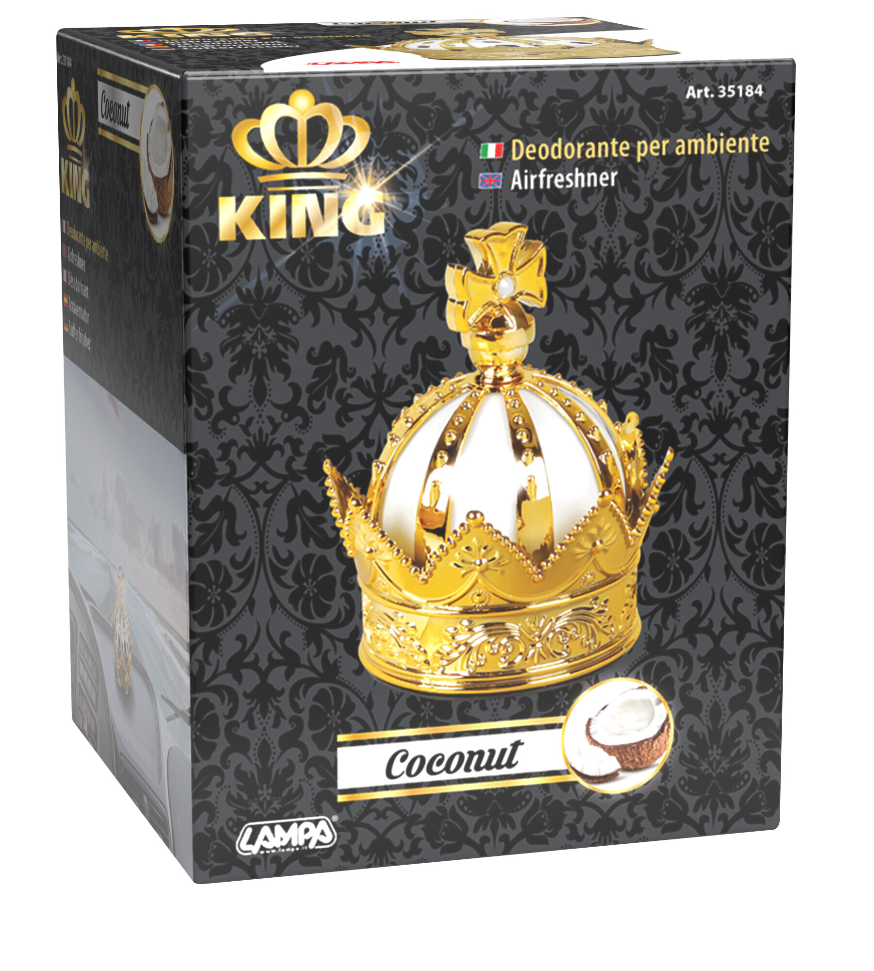 King, deodorante per abitacolo, 50 ml - Cocco - immagine 3
