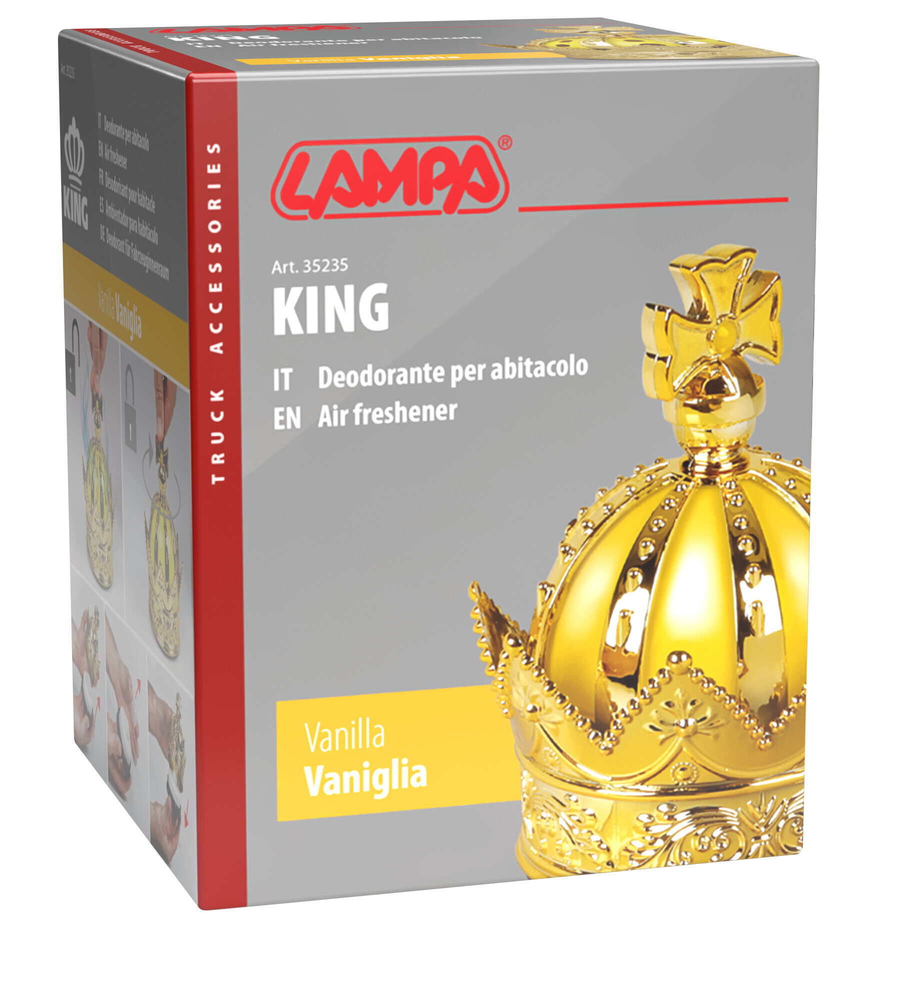 King, deodorante per abitacolo, 50 ml - Vaniglia - immagine 8