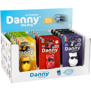 Danny the dog, espositore da banco 18 pz assortiti