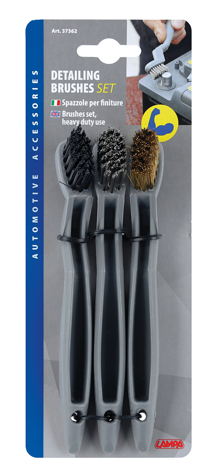 Detailing Brushes, set 3 spazzole per finiture - immagine 4