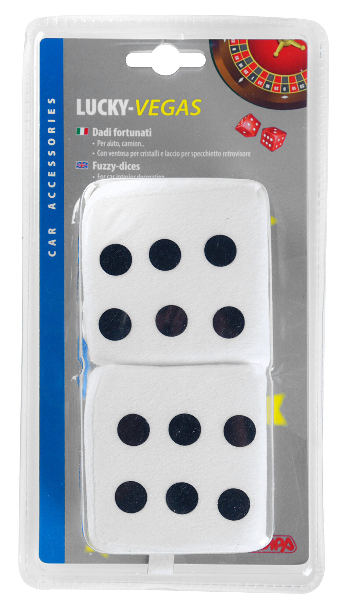 Lucky-Vegas, dadi fortunati - Bianco - immagine 3