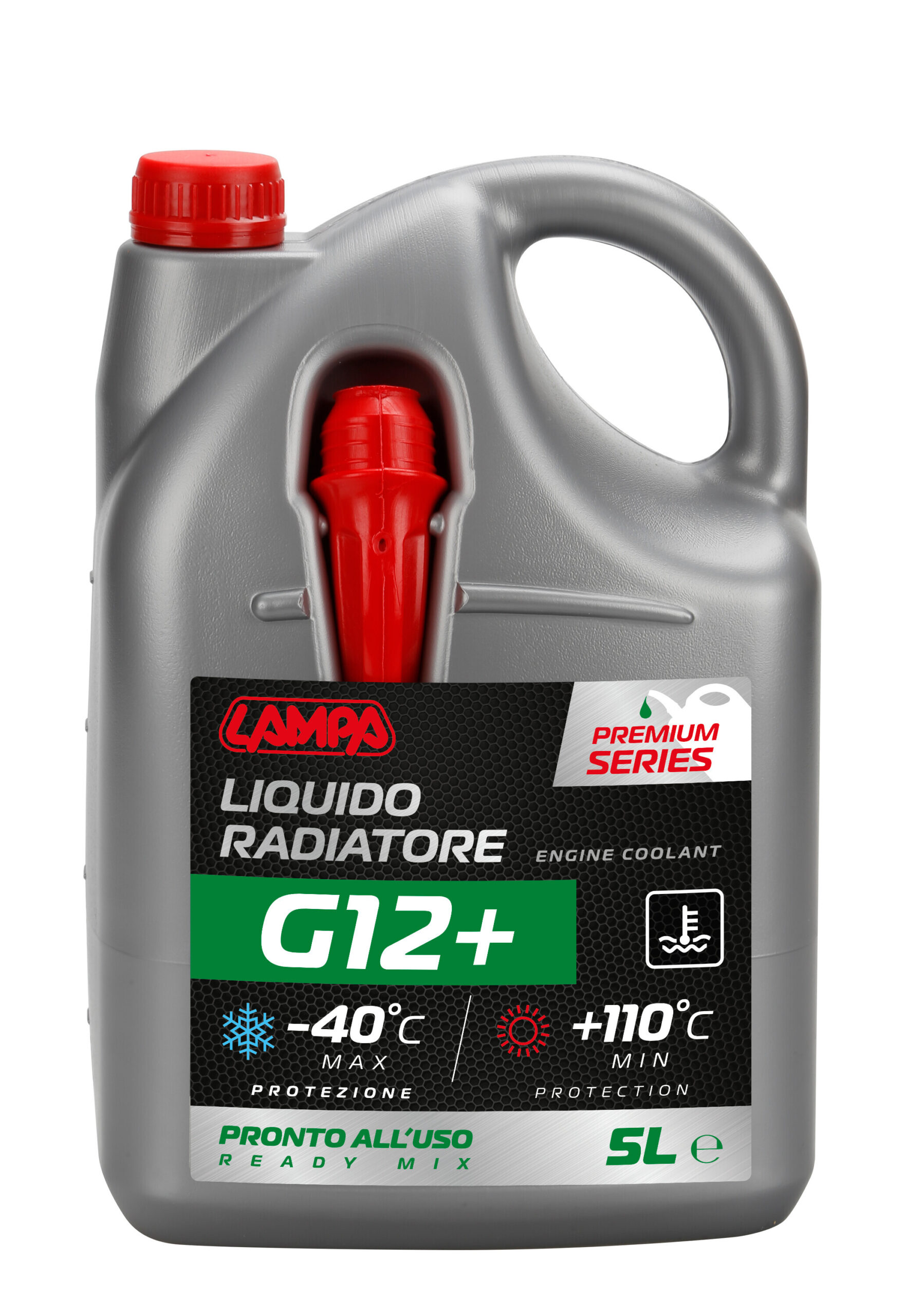 Premium Series Verde G12+, liquido antigelo radiatore - (-40°C / +110°C) - 5 L