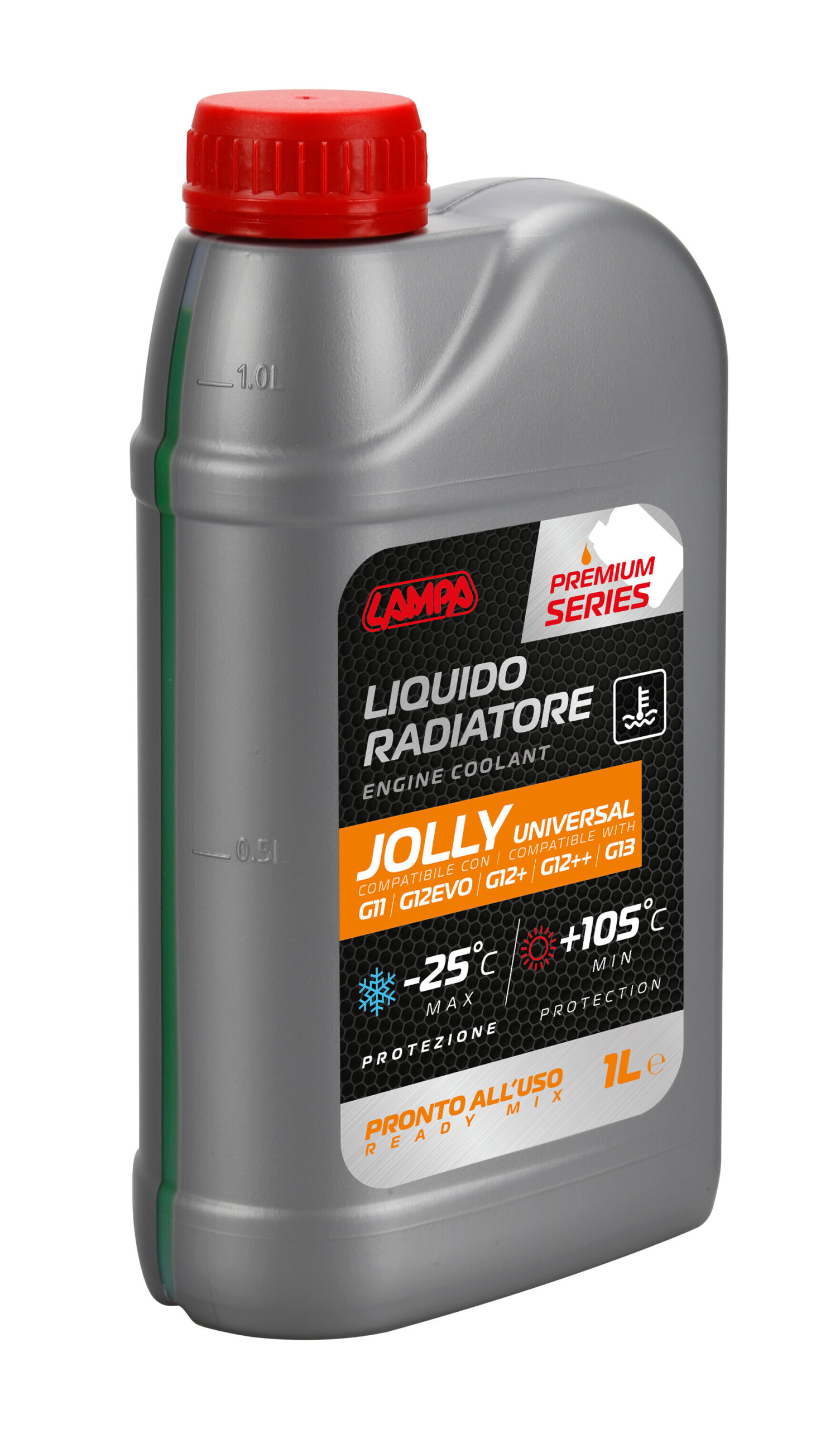 Premium Series Arancione Jolly Universal, liquido antigelo radiatore - (-25°C / +105°C) - 1 L - immagine 2