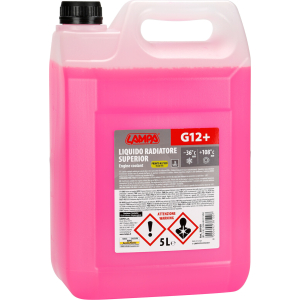 Superior-Rosso G12+, liquido antigelo radiatore - (-36°C/+108°C) - 5 L