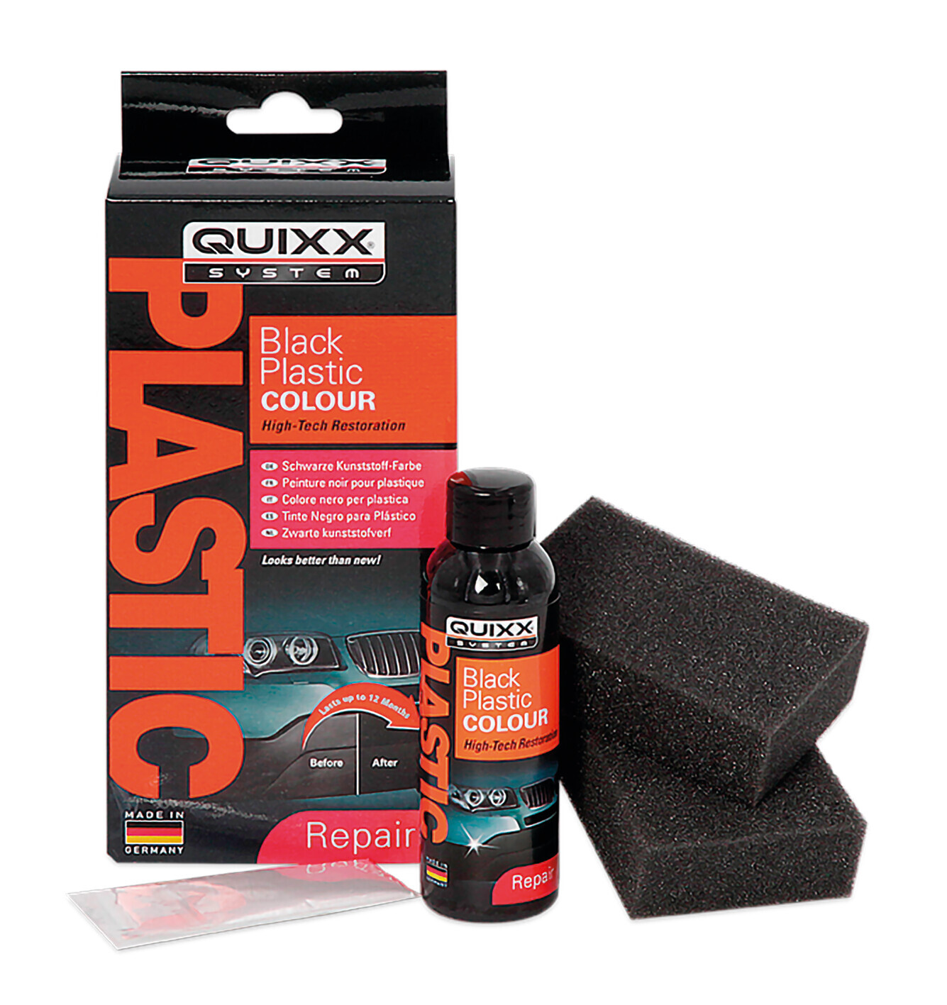 Quixx, kit rinnova plastiche nere - immagine 2