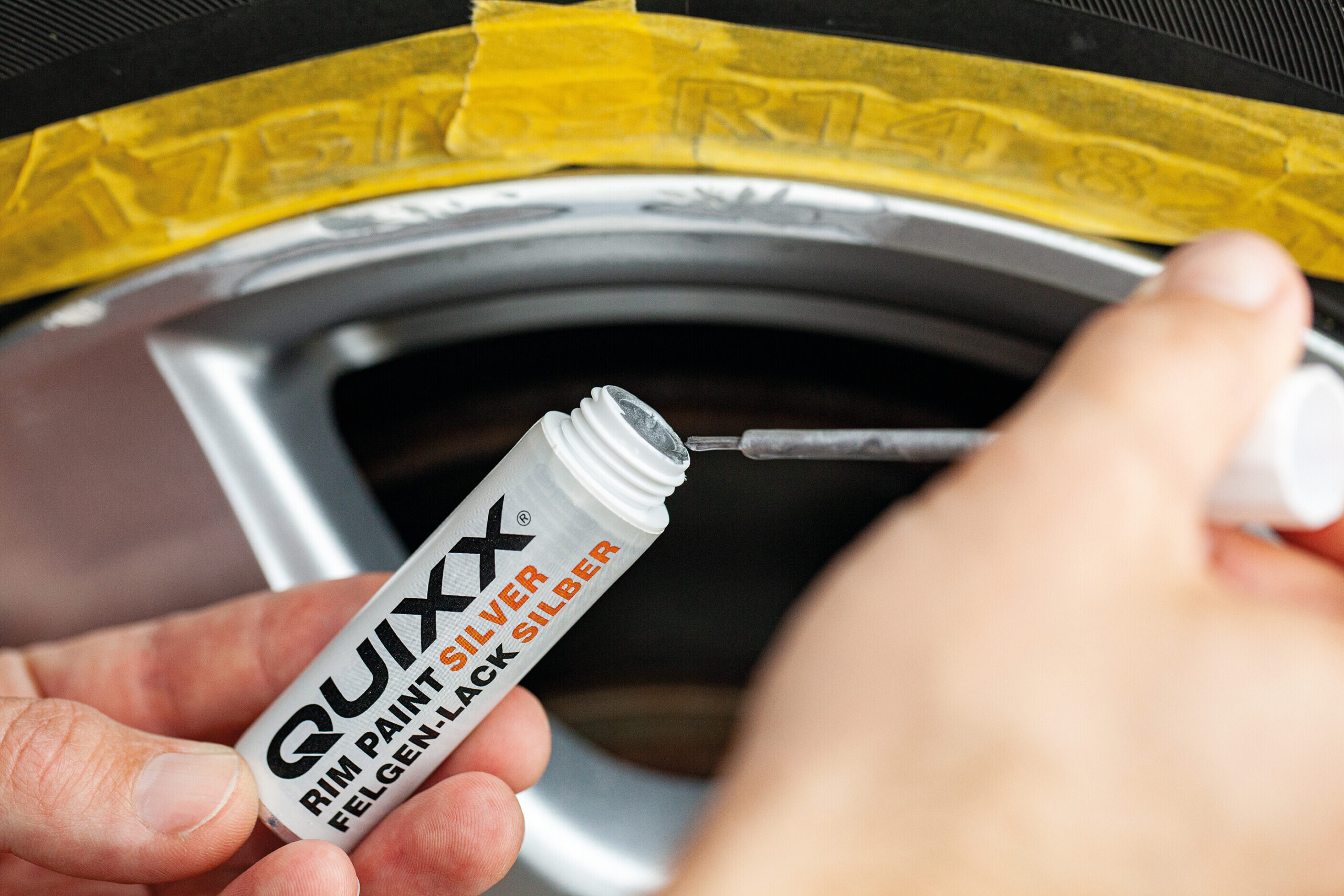 Quixx, kit riparazione cerchi in lega - Argento - immagine 11