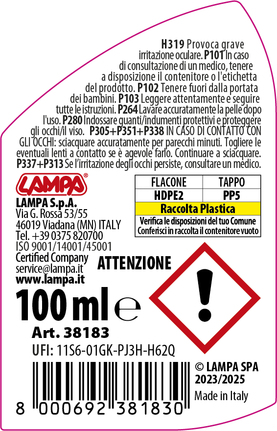 Additivo per trattamento anti-cristallizzante - 100 ml - immagine 2