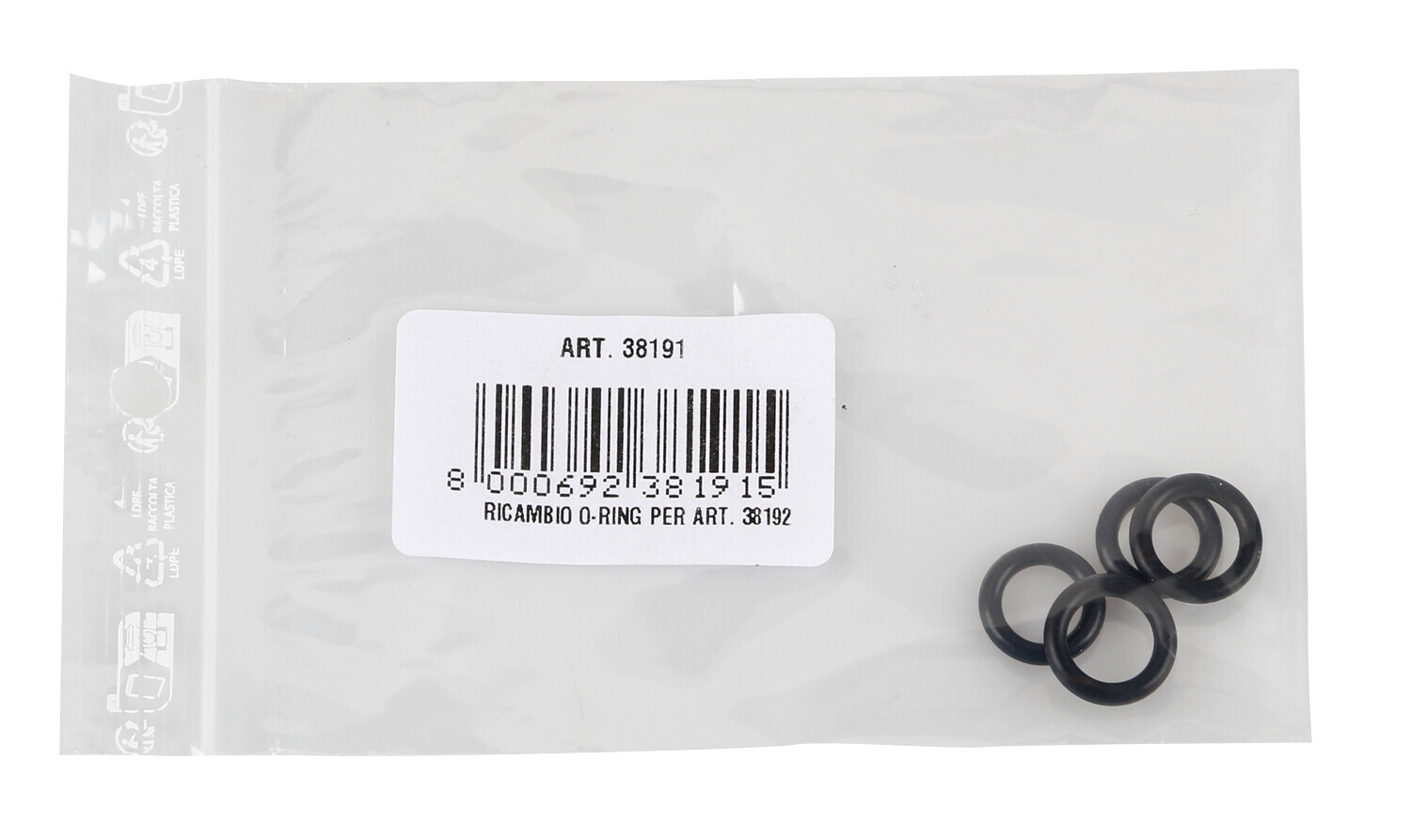 Set 4 O-Ring di ricambio per kit adattatori iniezione additivo GPL, art. 38192 - immagine 2