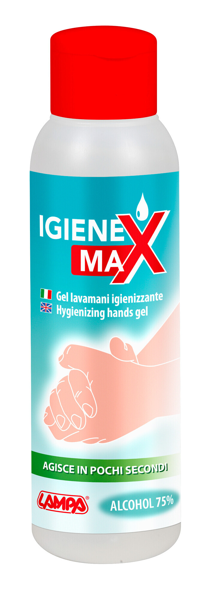 Igienex Max, gel igienizzante mani - 100 ml