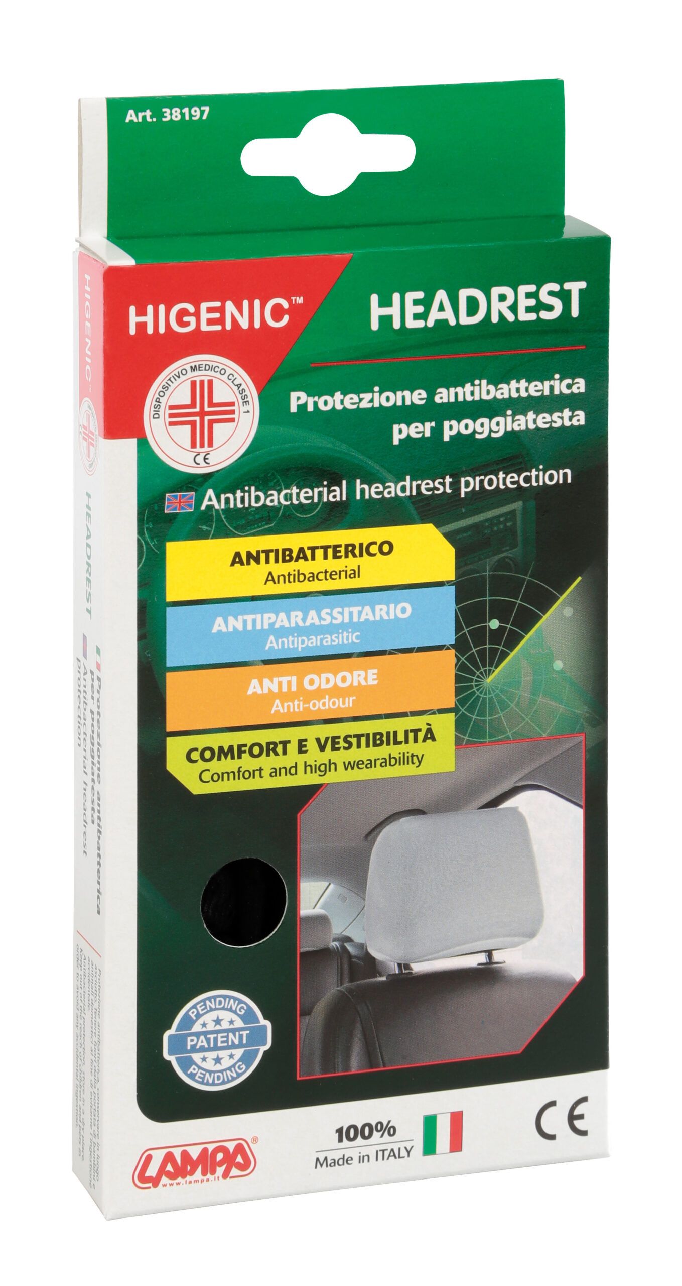 Higenic Headrest, protezione antibatterica per poggiatesta - immagine 6
