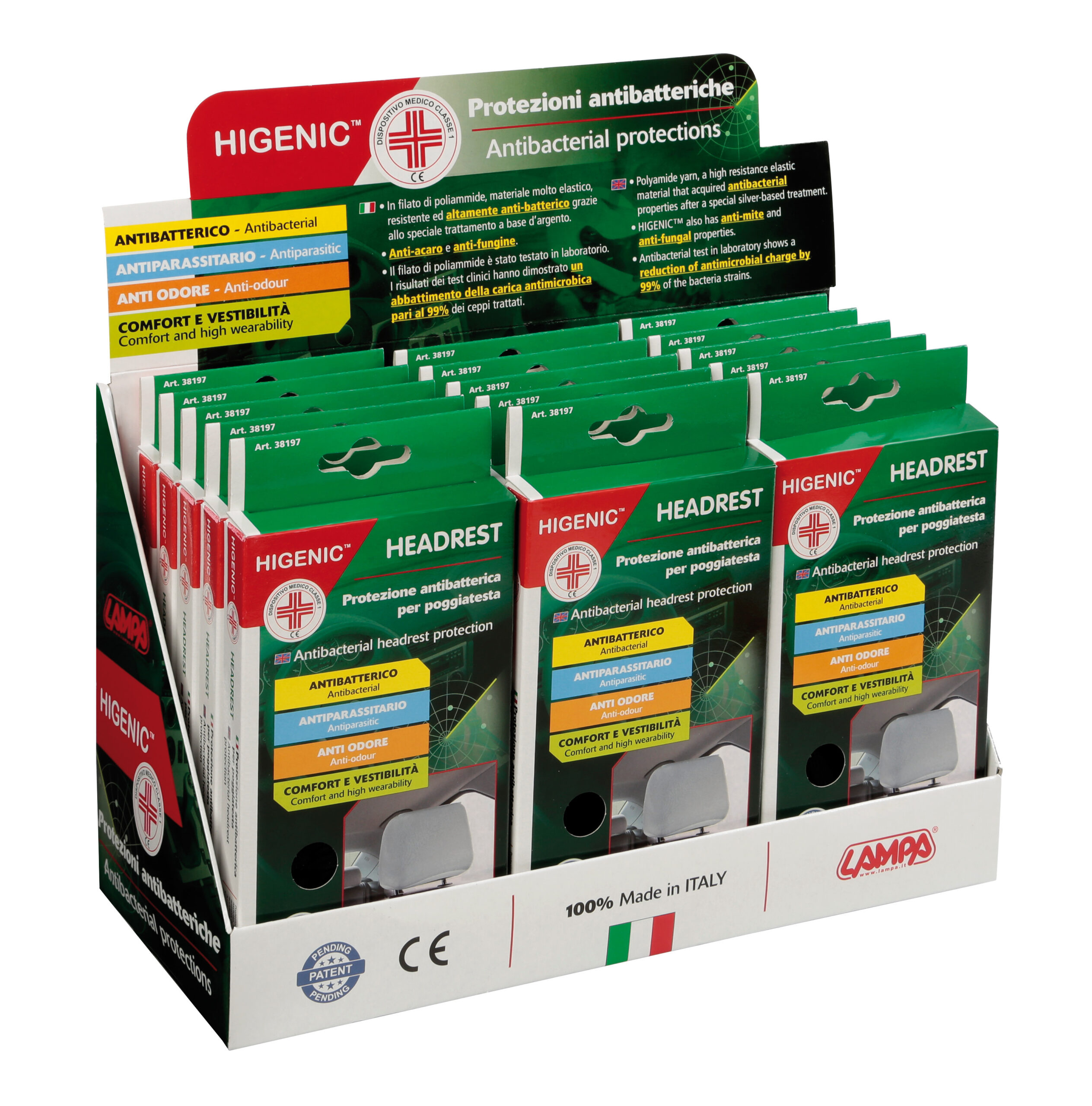 Higenic Headrest, protezione antibatterica per poggiatesta - immagine 7