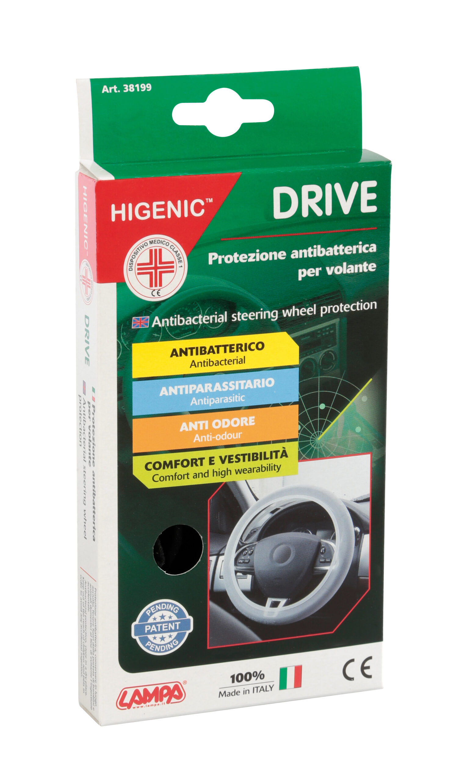 Higenic Drive, protezione antibatterica per volante - immagine 5