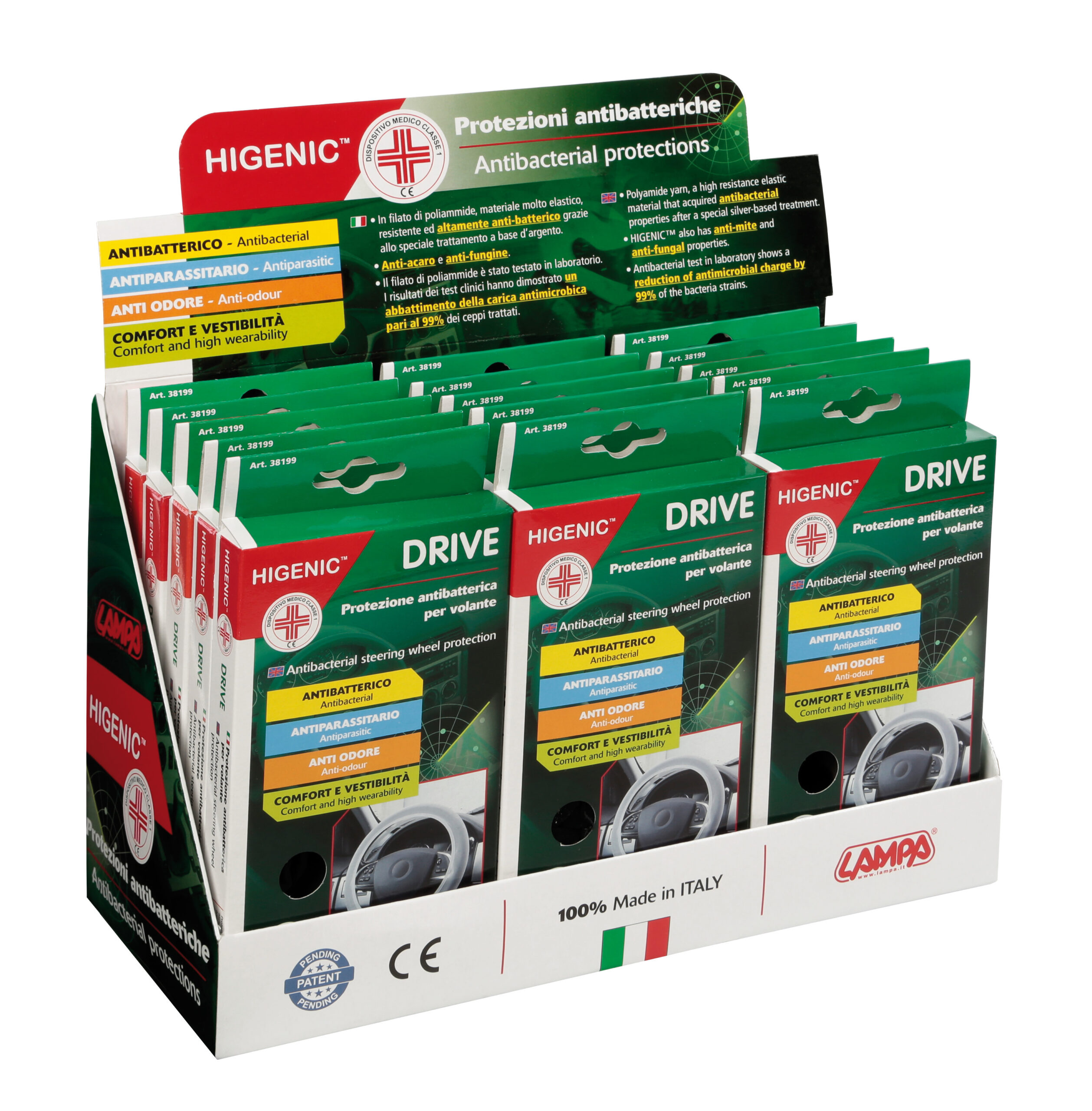 Higenic Drive, protezione antibatterica per volante - immagine 6