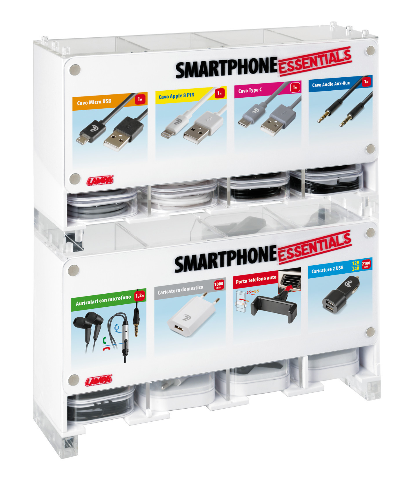 Linea Essentials, espositore da banco in acrilico - immagine 2