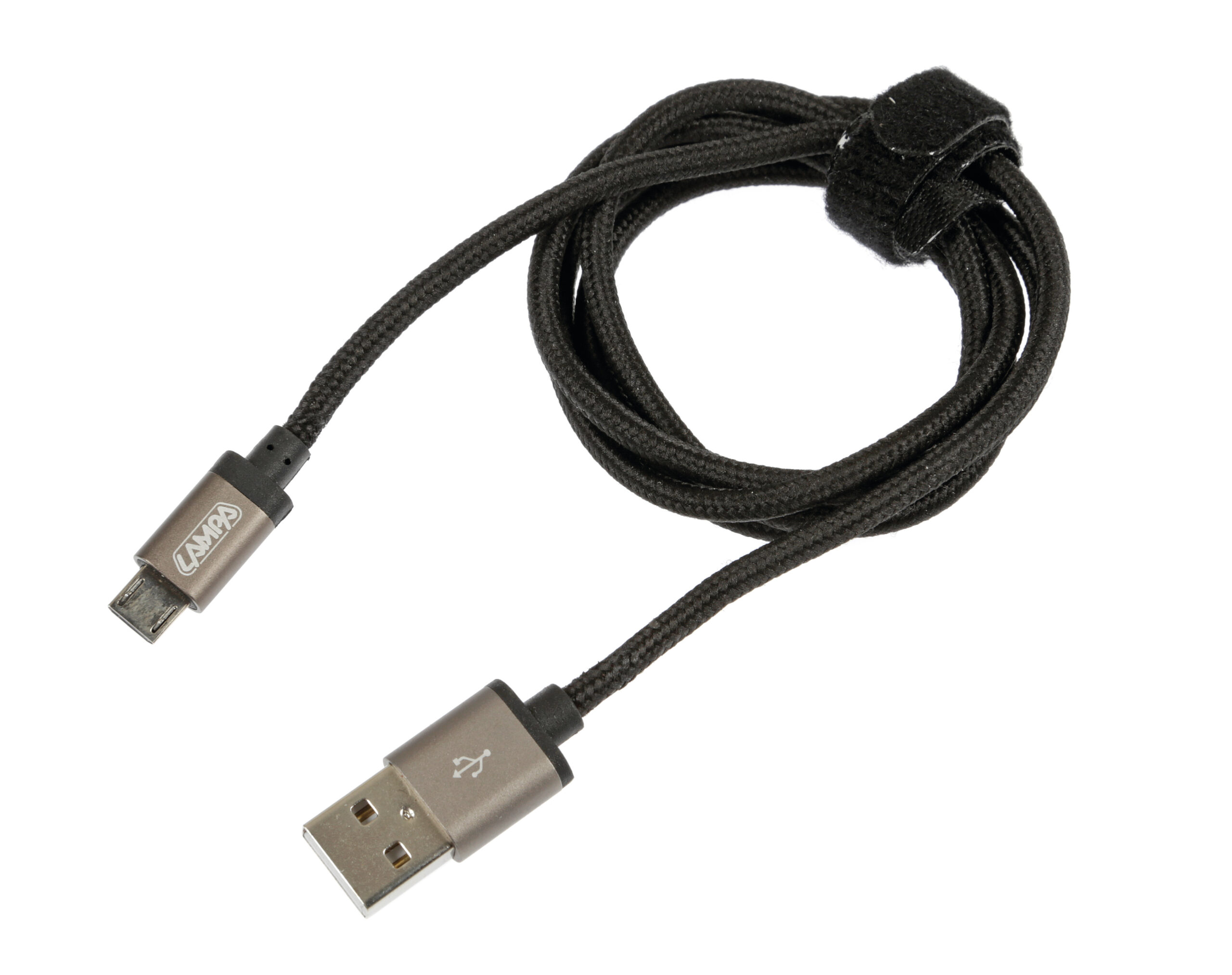 Cavo rinforzato Usb > Micro Usb - 100 cm - Nero - immagine 3