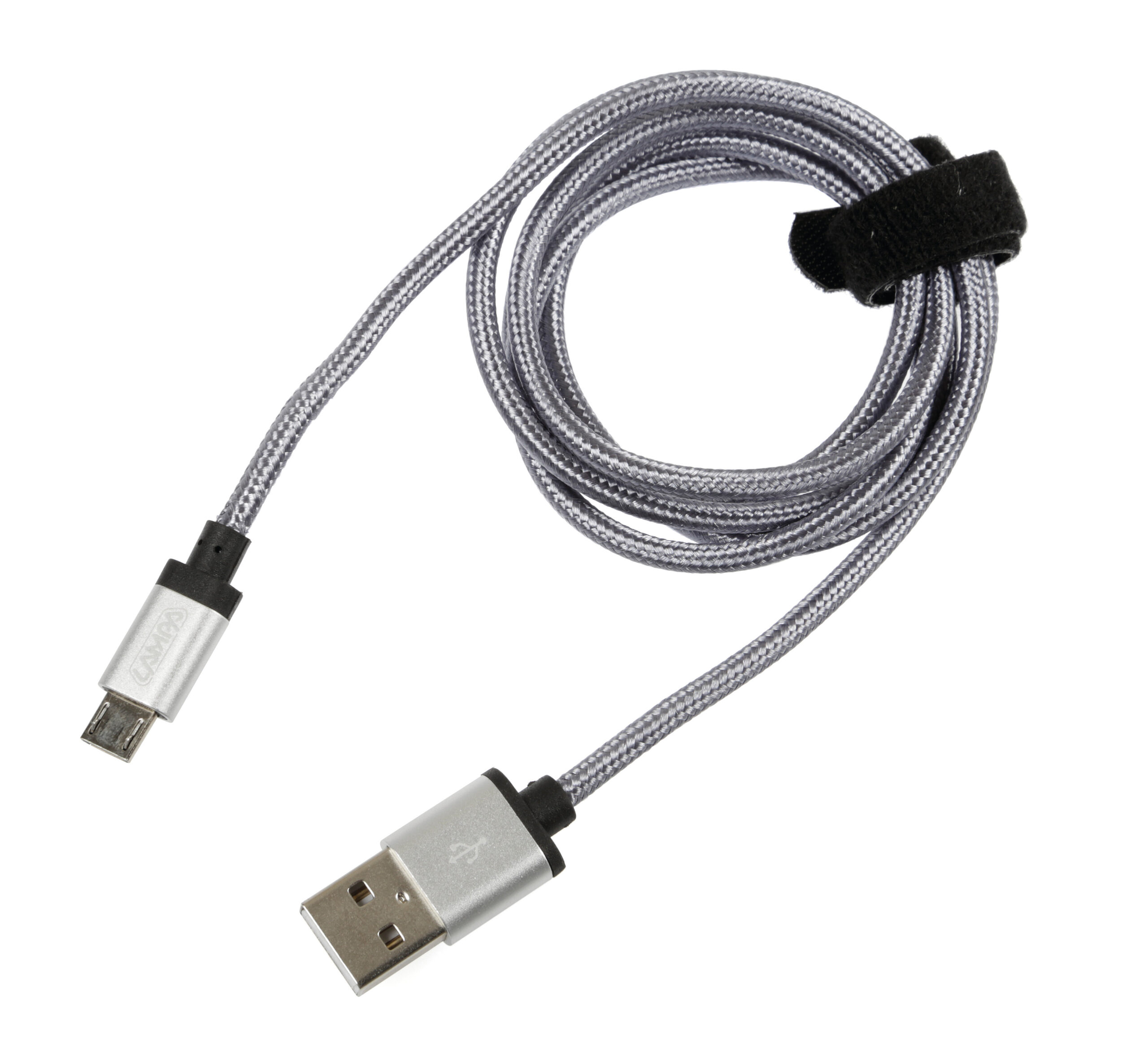 Cavo rinforzato Usb > Micro Usb - 100 cm - Grigio - immagine 3