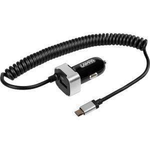Caricabatteria Micro Usb con 1 porta Usb - Fast Charge - 2400 mA - 12/24V