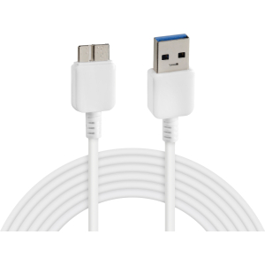 Cavo Usb > Usb 3.0 Micro B - 100 cm - Bianco