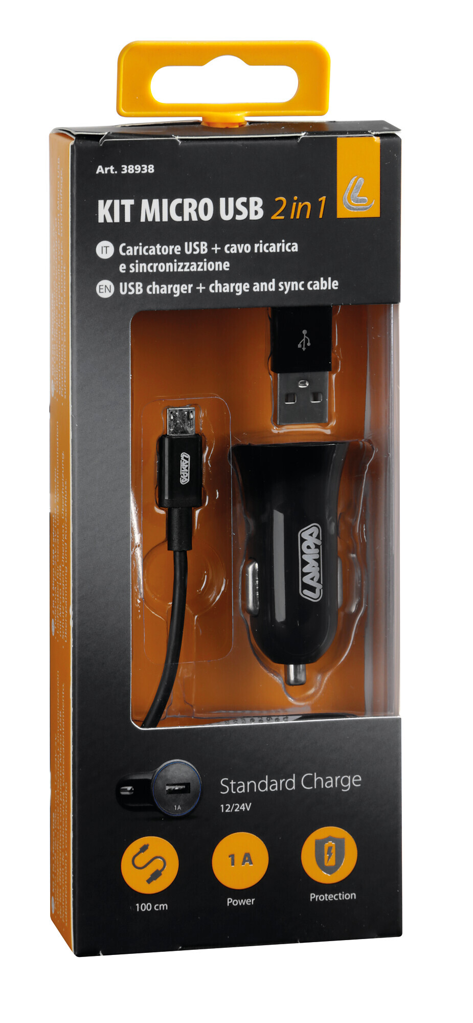 Kit 2 in 1 Micro Usb - 12/24V - immagine 3