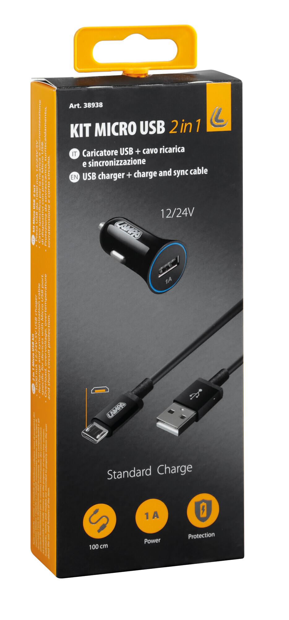 Kit 2 in 1 Micro Usb - 12/24V - immagine 4