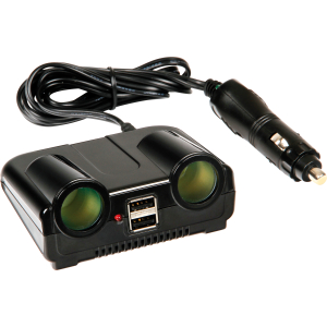 Power Center, presa corrente doppia con USB, 12/24V
