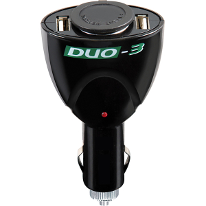 Duo-3, presa corrente con USB, 12/24V