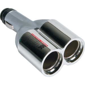 Dual-Muffler, presa corrente doppia 12/24V